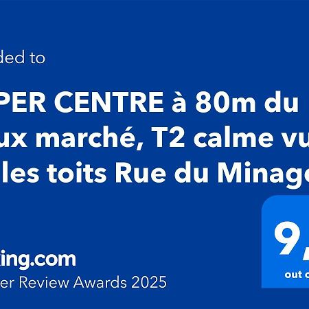 Hyper Centre A 80M Du Vieux Marche, T2 Calme Vue Sur Les Toits Rue Du Minage Apartment ลาโรแชล ภายนอก รูปภาพ
